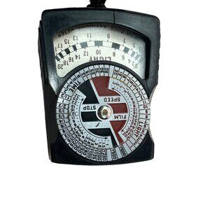 Vintage DeJur-Amsco 5B Exposure Meter With Case & Neck Strap 58g